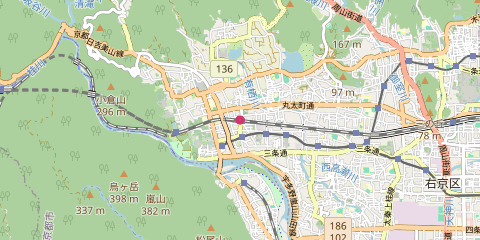 Map showing photo location