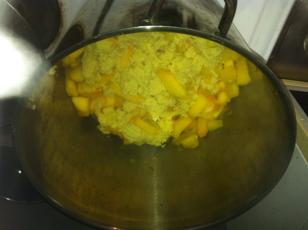Pumpkin Ginger Marmalade - cooking