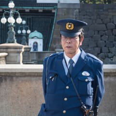 Guard in front of the palace