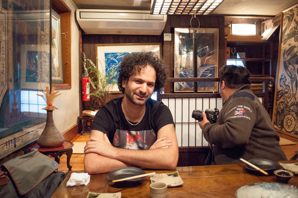 Ali at the restaurant