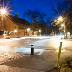 Streetlights long exposure