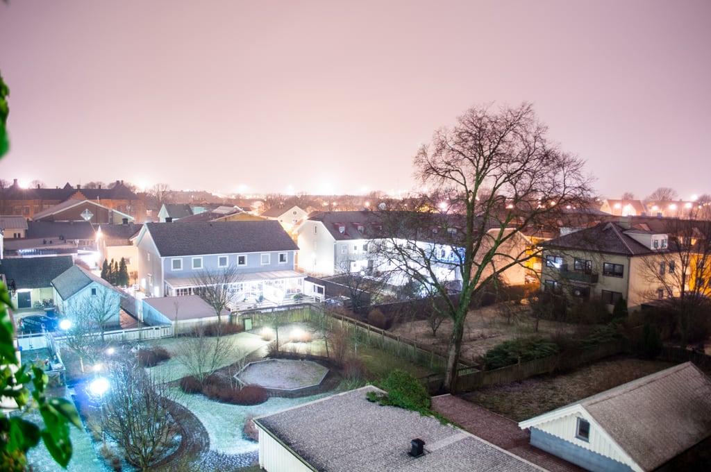 Varberg by night