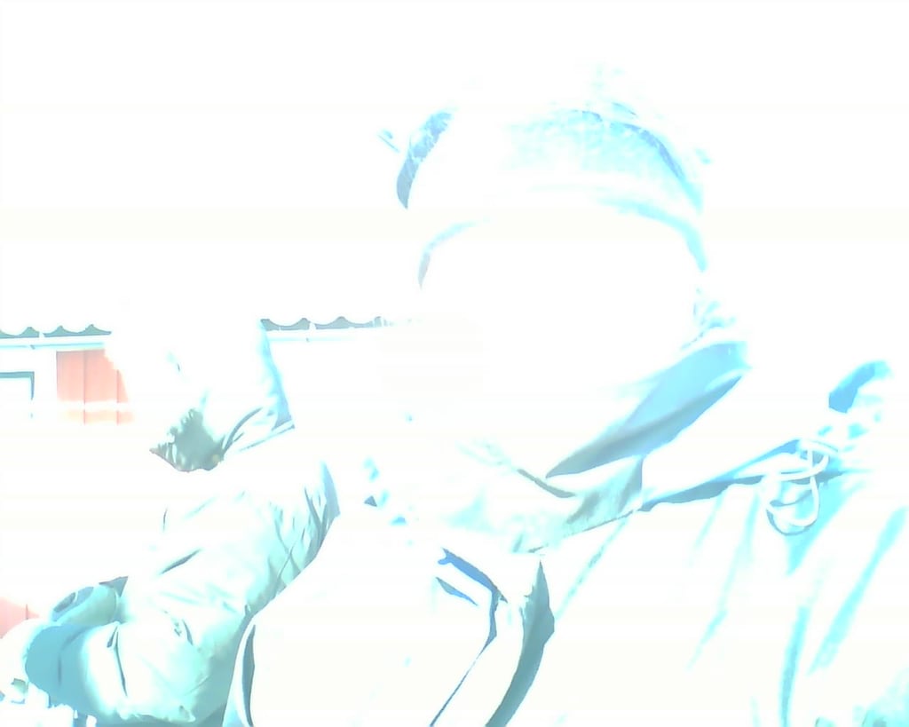 Hell beim Skifahren