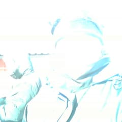 Hell beim Skifahren
