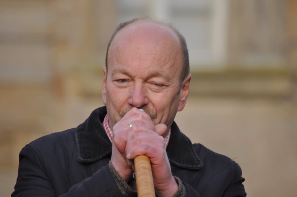 Man playing a horn