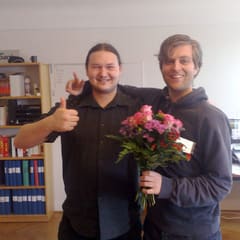 Blumen vom Kunden