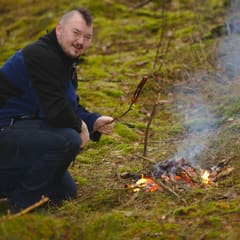 Fire in the woods