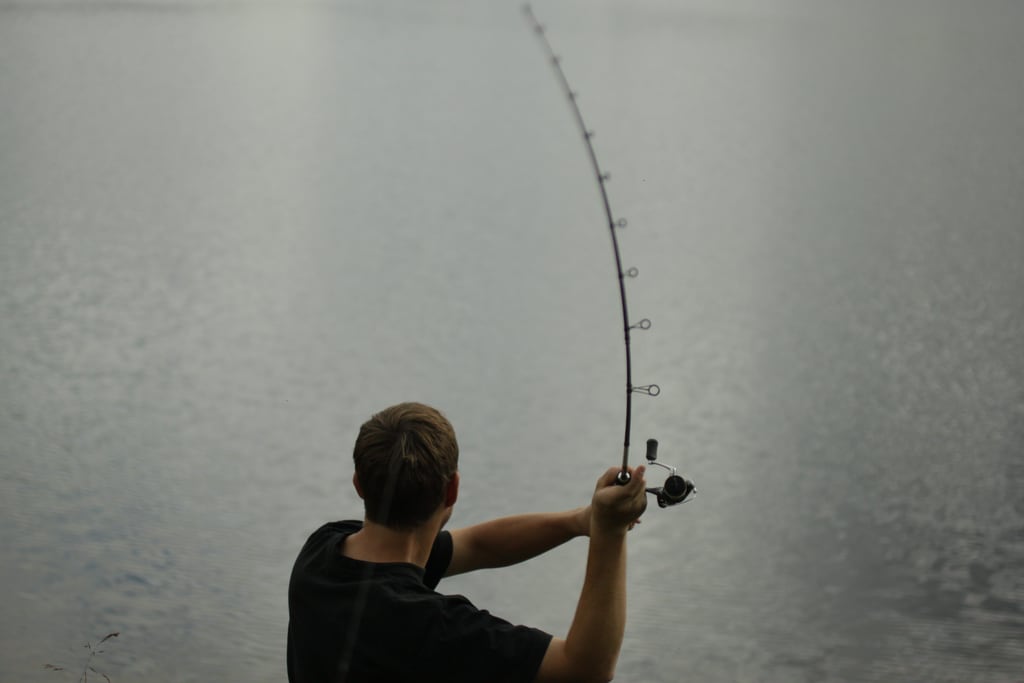 Actionphoto fishing