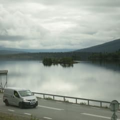 Lake in Tärnaby, Sweden