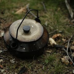 Making coffe over fire