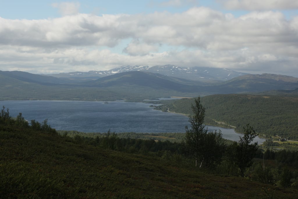 Panorama in the swedish mountains