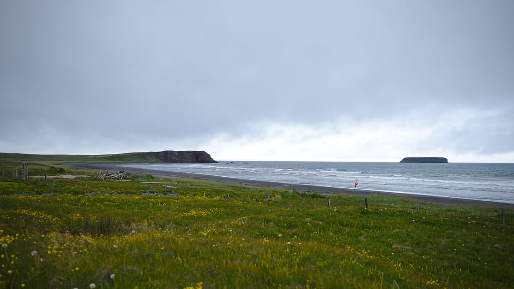 Húsavík dark beach