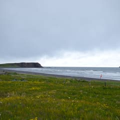 Húsavík dark beach