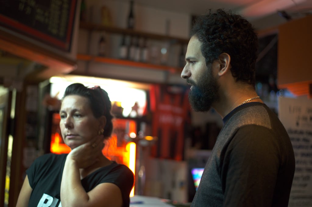At the bar