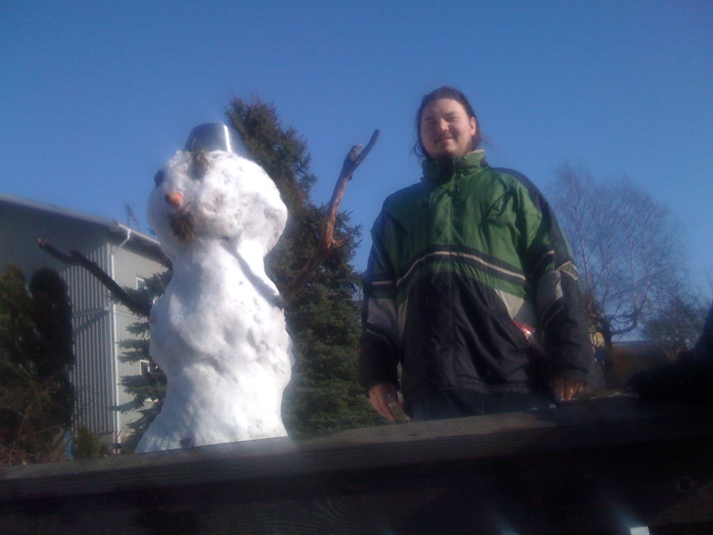 Ich und der Schneemann