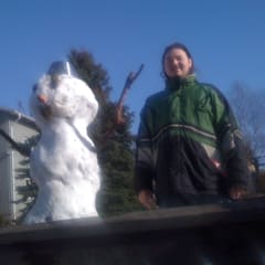 Ich und der Schneemann