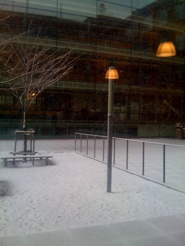 Es schneit wieder