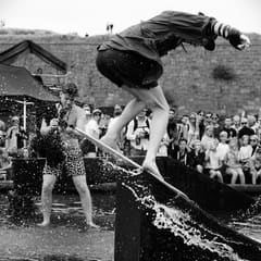 Skimboarder