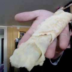 Erster Pfannkuchen