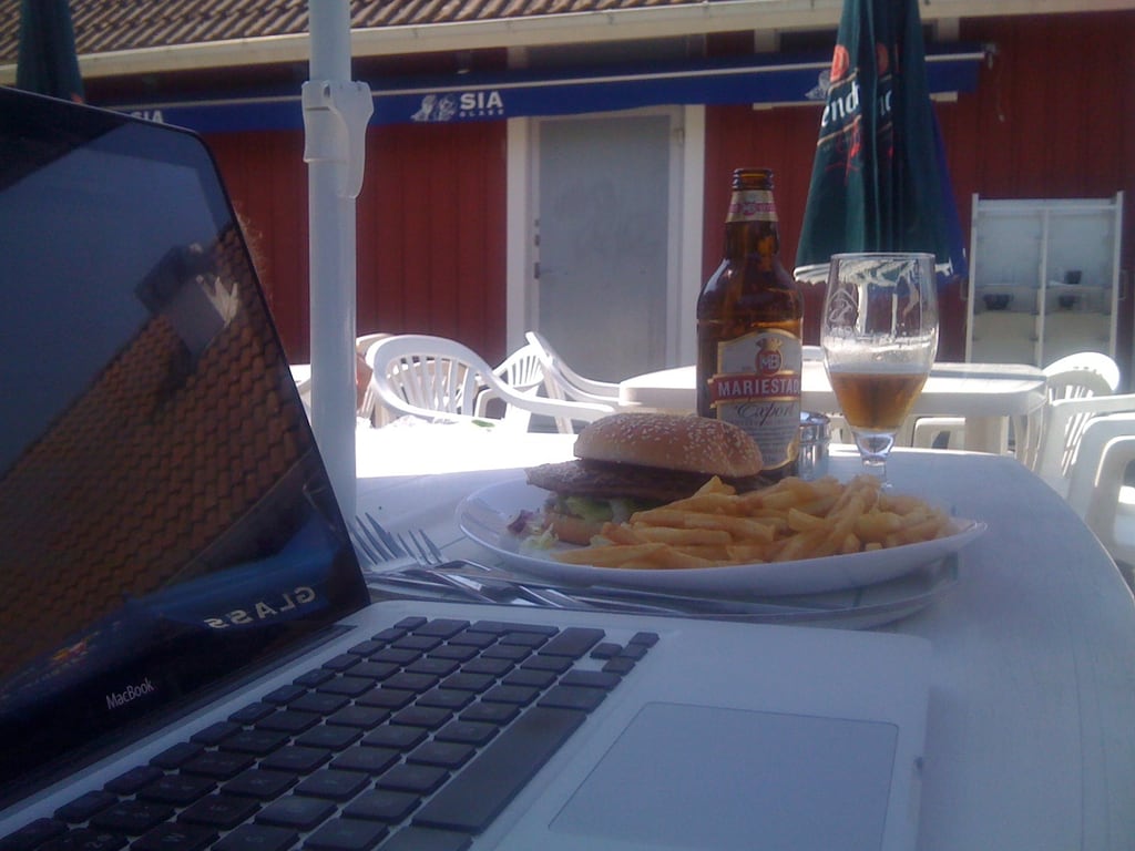 Draußen arbeiten