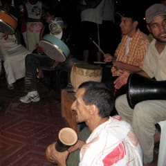 Straßenmusik in Marakkesh