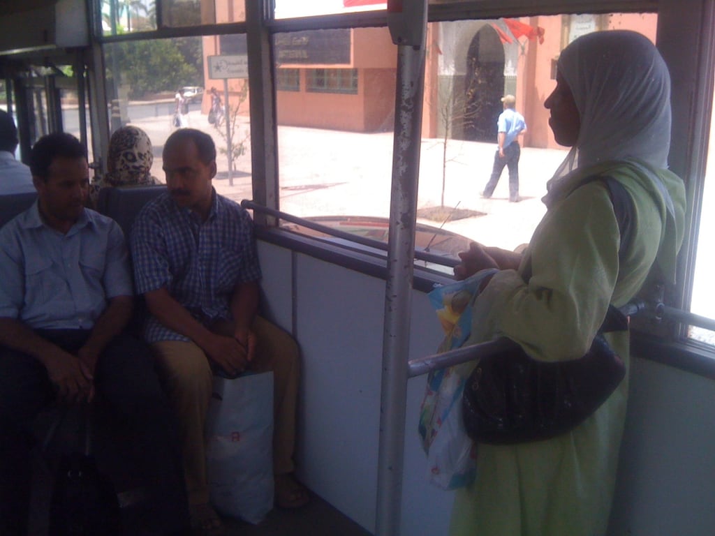 Im Buss in Marrakech