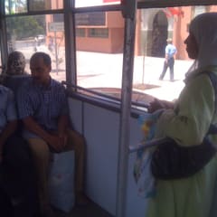 Im Buss in Marrakech