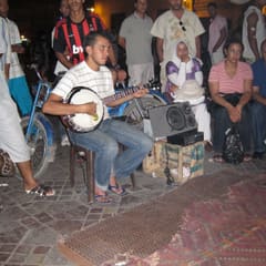 Banjospieler in Marakkesh