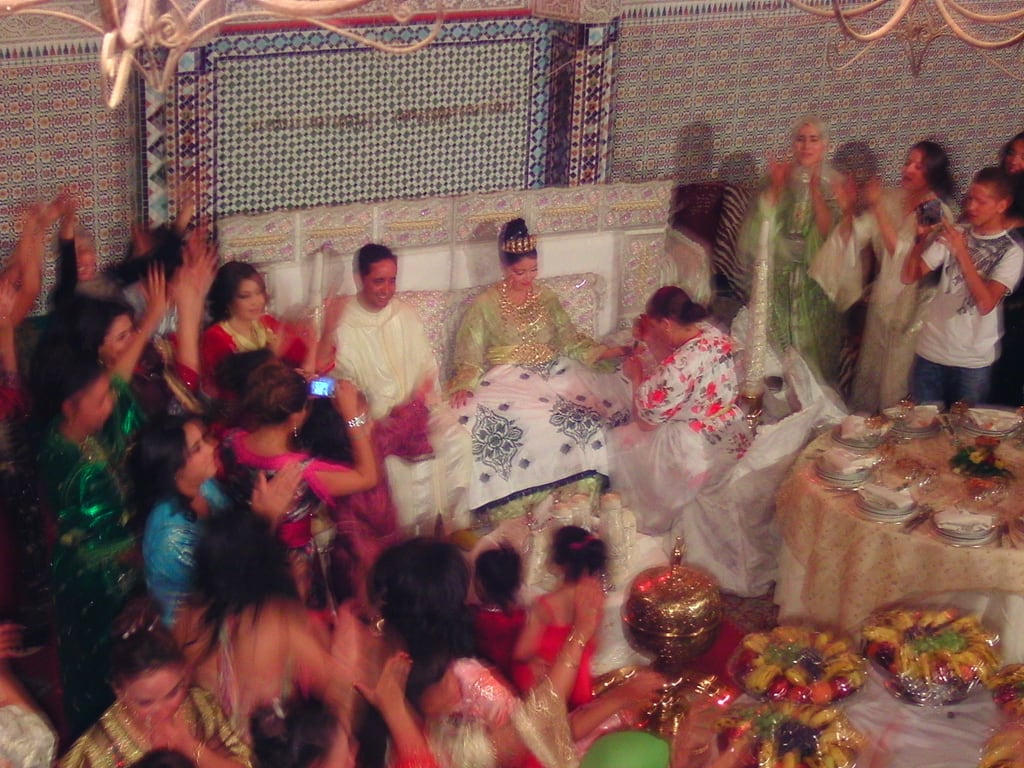 Hochzeitspar in Marakkesh