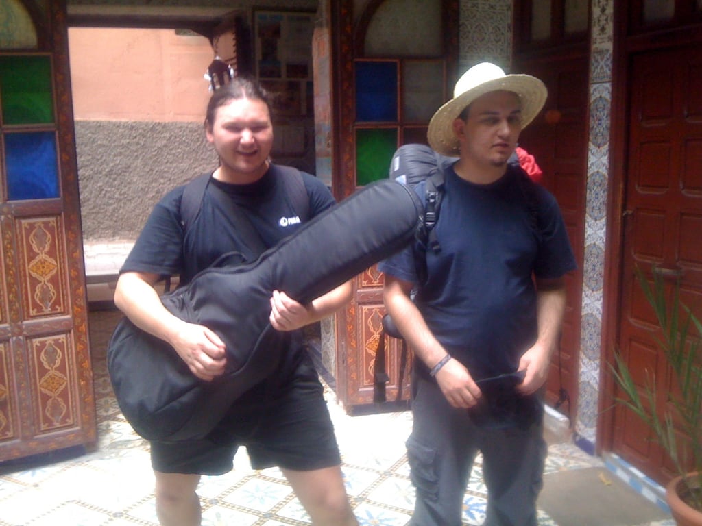 Wir Musiker in Marakkesh