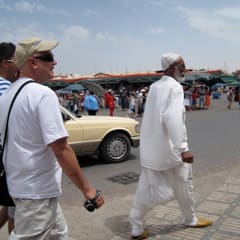 Ein Araber in Marakkesh