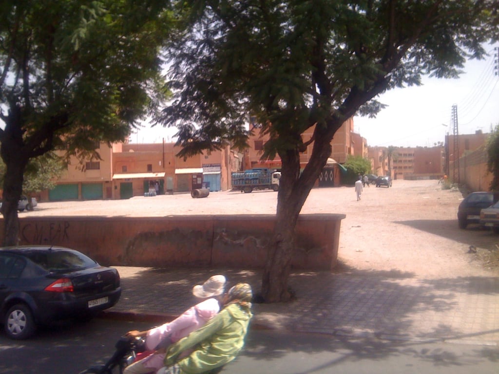 Unterwegs zum Bahnhof in Marrakech