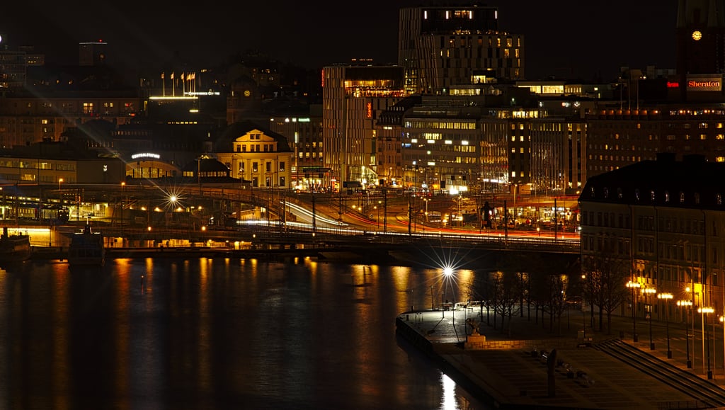 Stockholm by night