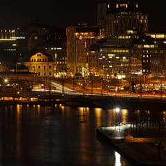 Stockholm by night