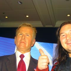 Me & George Bush