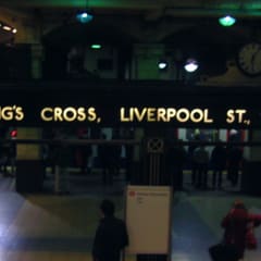 King' cross, Liverpool st.