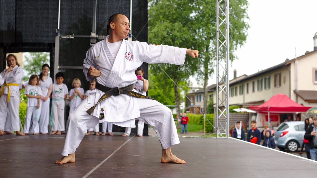 Quartiersfest Karate Show
