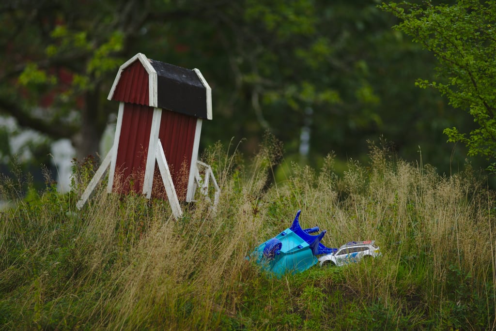 Mailbox and toys