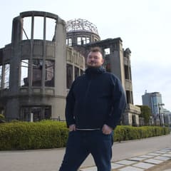 Me infront of Hiroshima Peace Memorial - Japan 2020