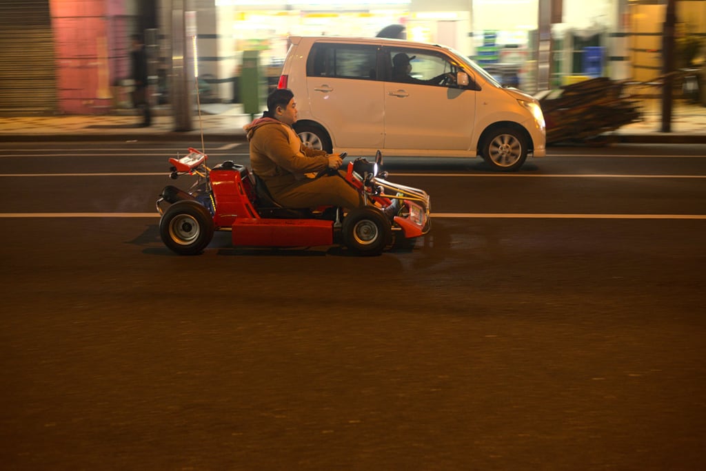 Gocart on street in Osaka Japan 2020