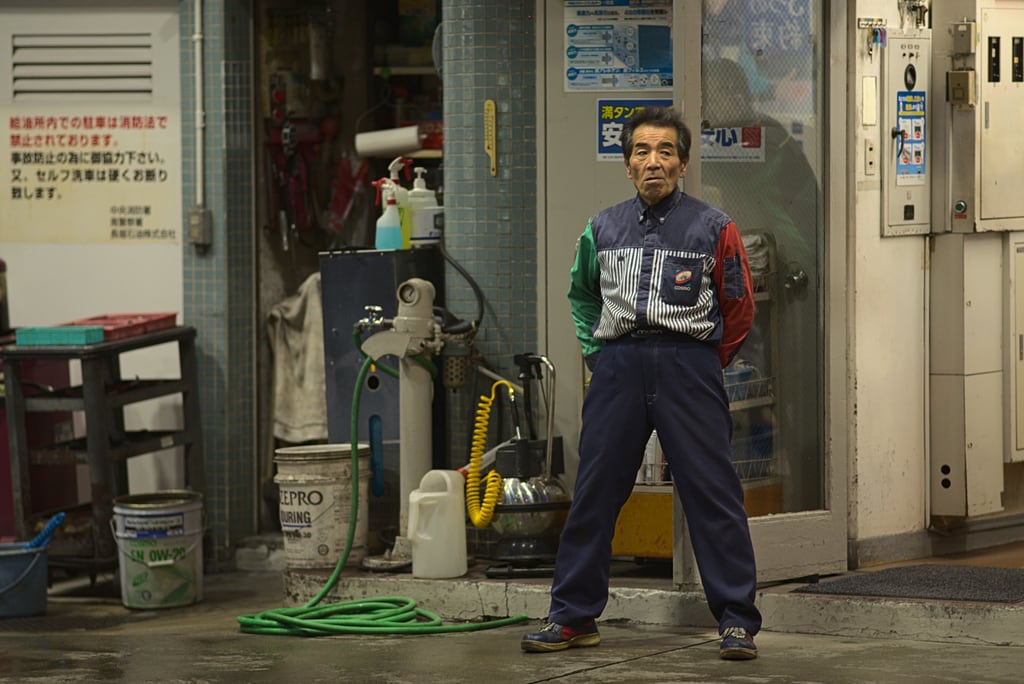 Man at gas station - Osaka Japan 2020