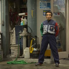 Man at gas station - Osaka Japan 2020
