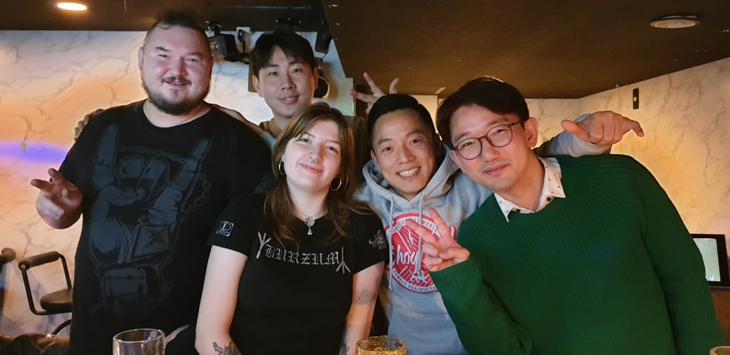Korean karaoke bar in Tokyo Japan 2020