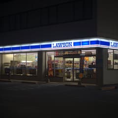 Lawson convinience store in Hiroshima Japan 2020