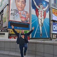 Me infront of Glico runner in Osaka Japan 2020