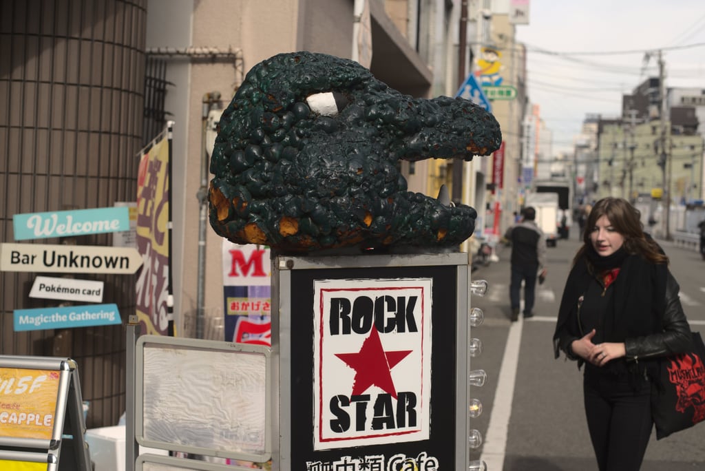 Godzilla head in Osaka Japan 2020