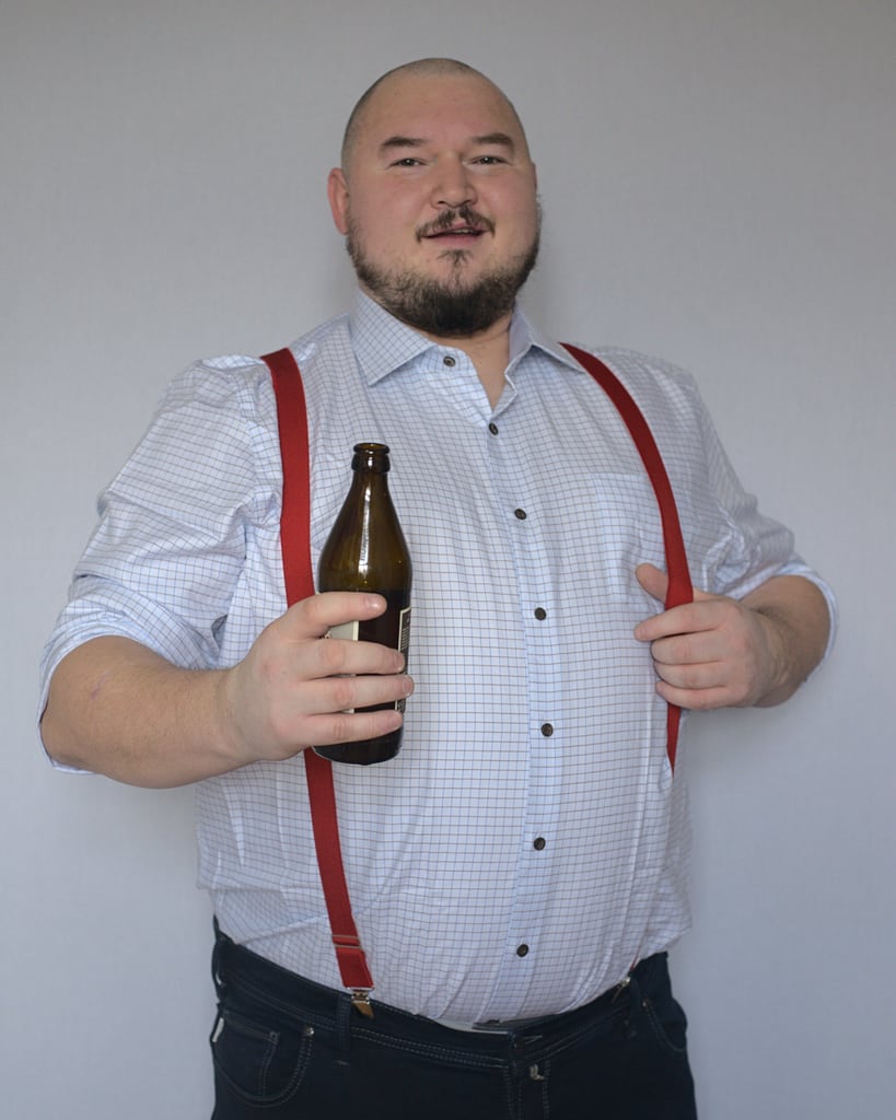 Me dressing up as a skinhead