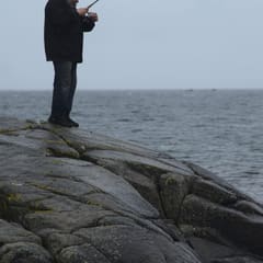 Granddad fishing