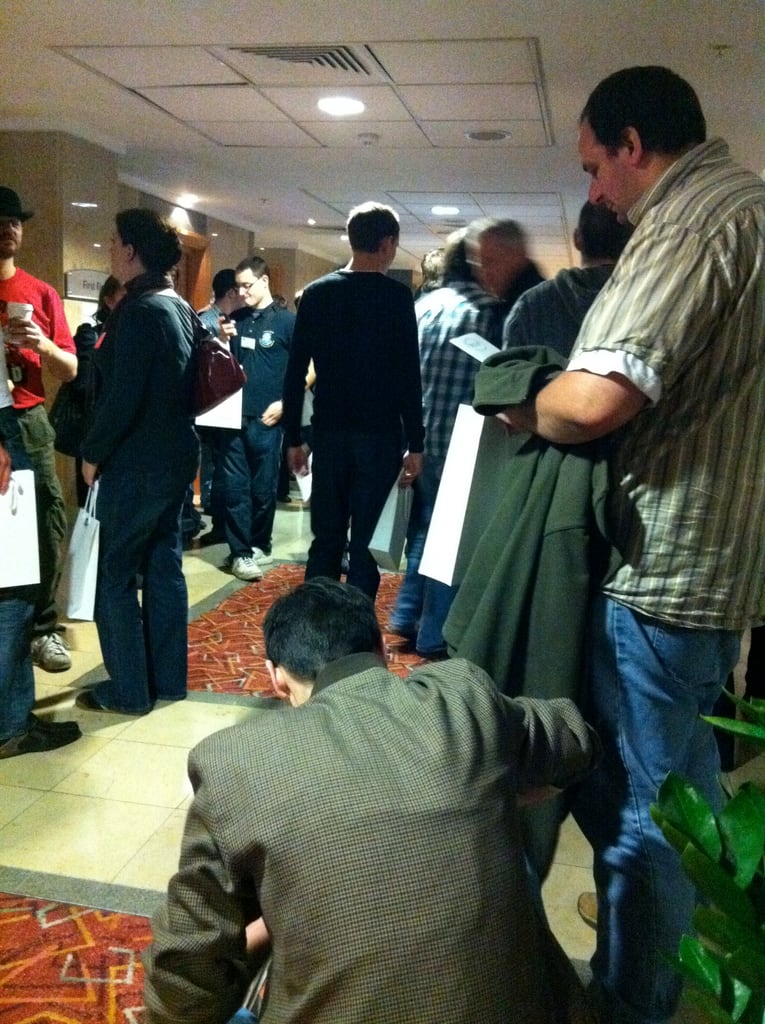 Waiting for TAM London to begin