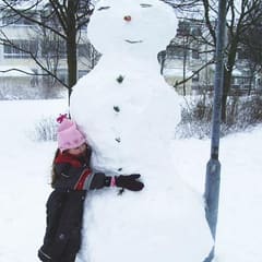Schnee am Meer